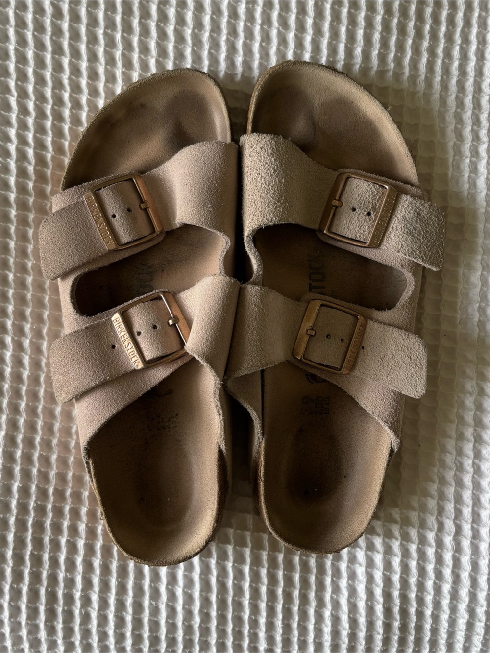 Birkenstock Arizona Shimmering Light Rose Suede